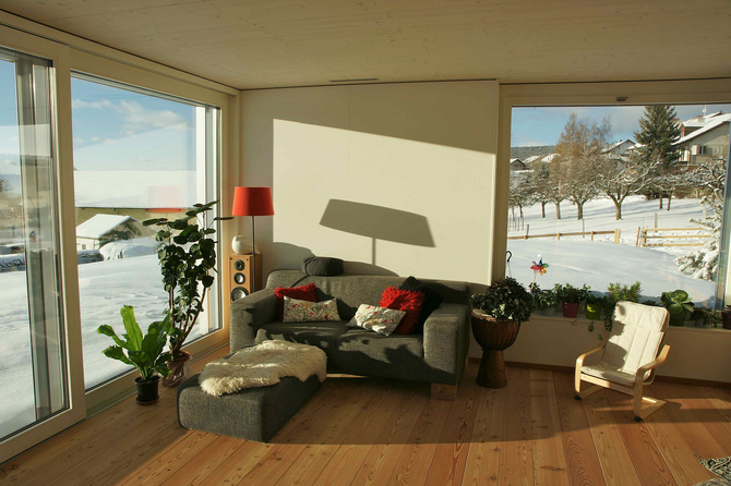 Maison à faible consommation d'énergie