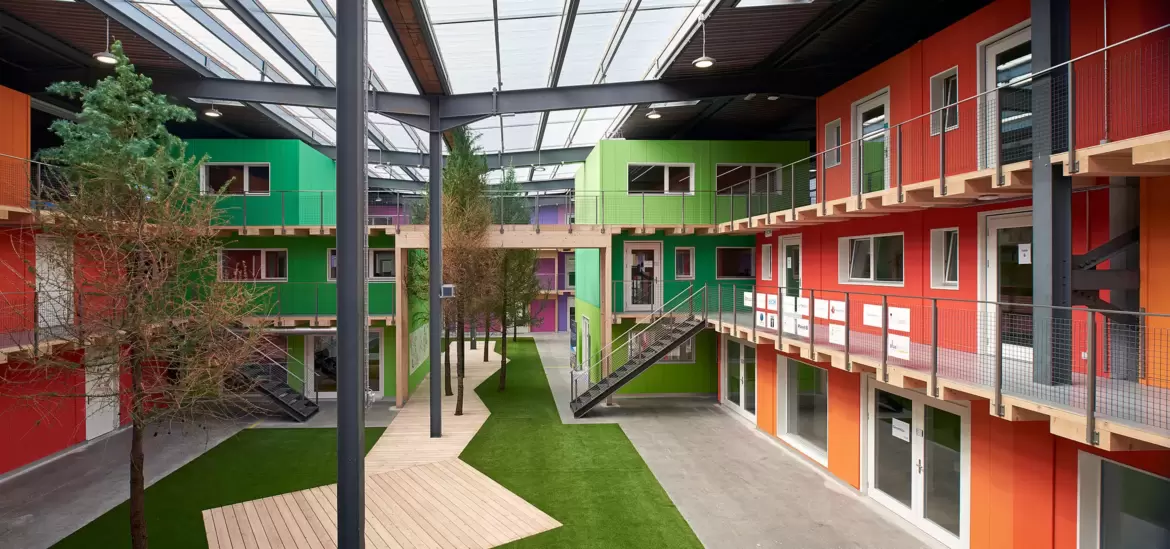 Luc Trottier, architecte chef de projet de la halle bleue de Blue Factory