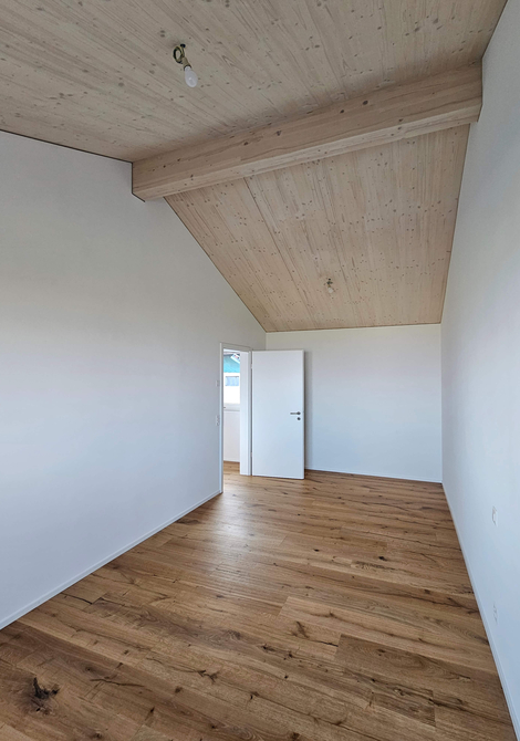 Maison familiale en bois à Middes, Fribourg