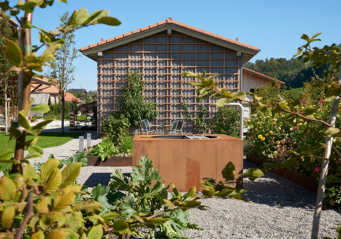 Réconstruction d'une ferme dans un hameau protégé