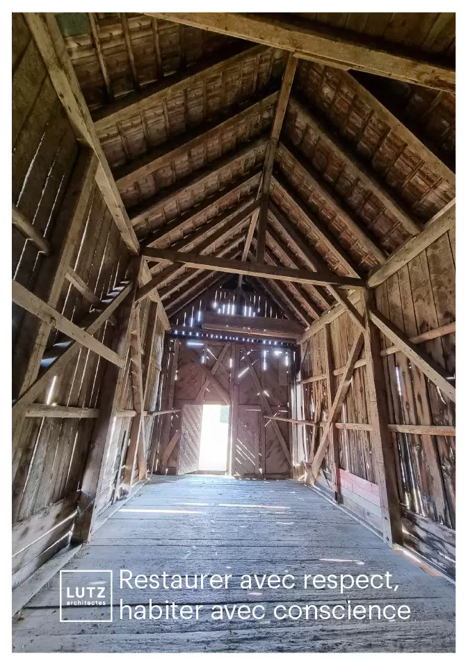 Rénover avec respect le patrimoine: philosophie de LUTZ architectes