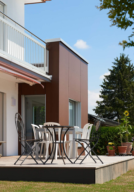 Rénovation énergétique et agrandissement d'une maison, Suisse
