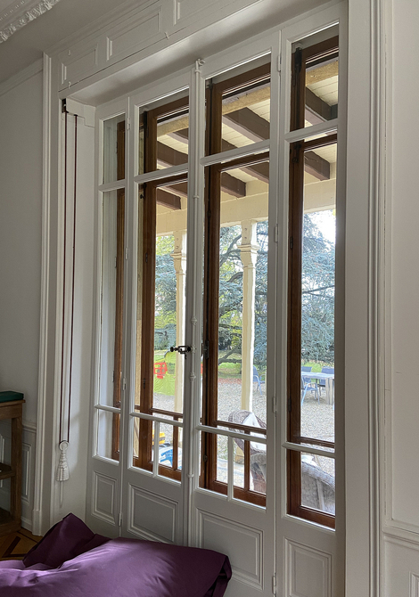 Rénovation Minergie d'une demeure historique: fenêtres