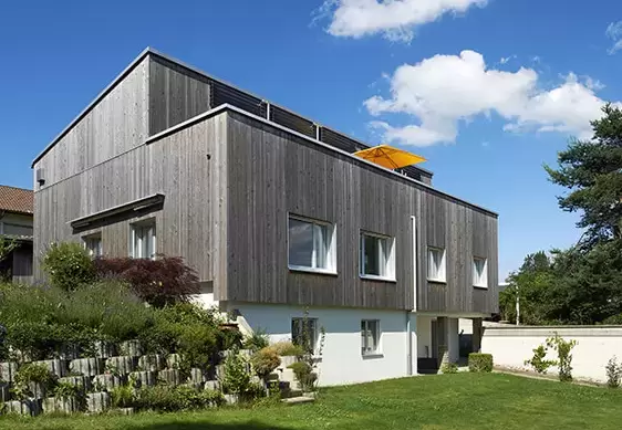 Rénovation énergétique Minergie-P d'une maison des années 60