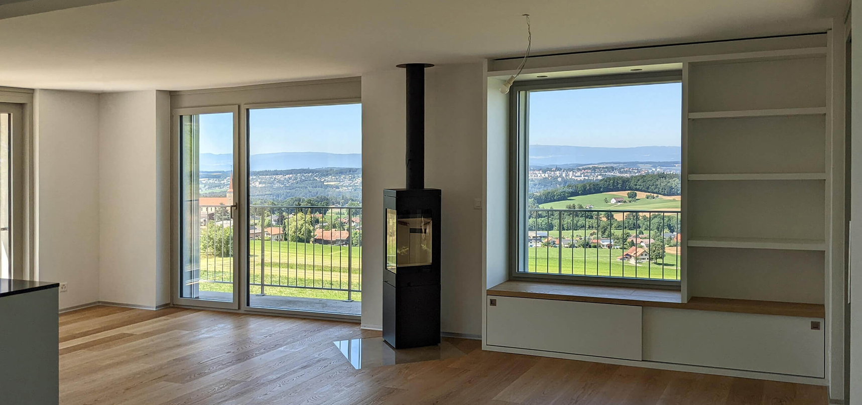 Rénovation Minergie d'une maison des années 60 à Fribourg