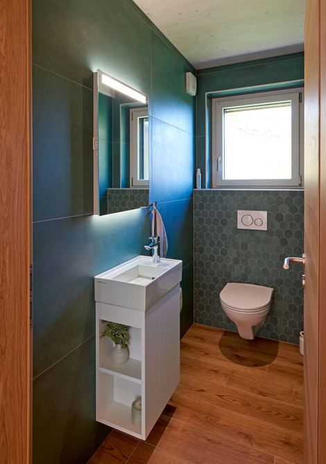 Maison passive en bois à Surpierre(FR): WC