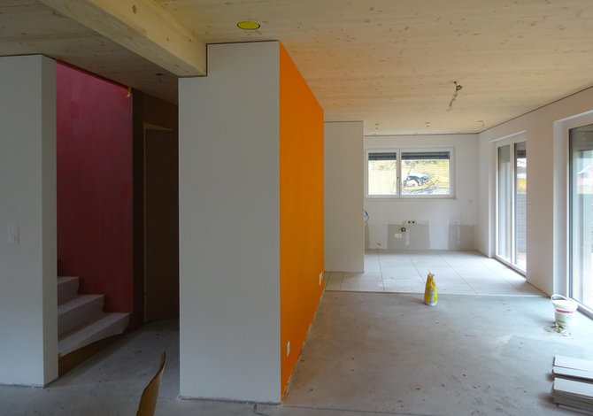Construction d'une maison passive en bois en Valais