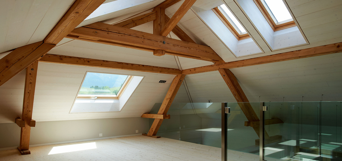 Rénovation énergétique Minergie d'une maison des années 50 en Gruyère à Fribourg