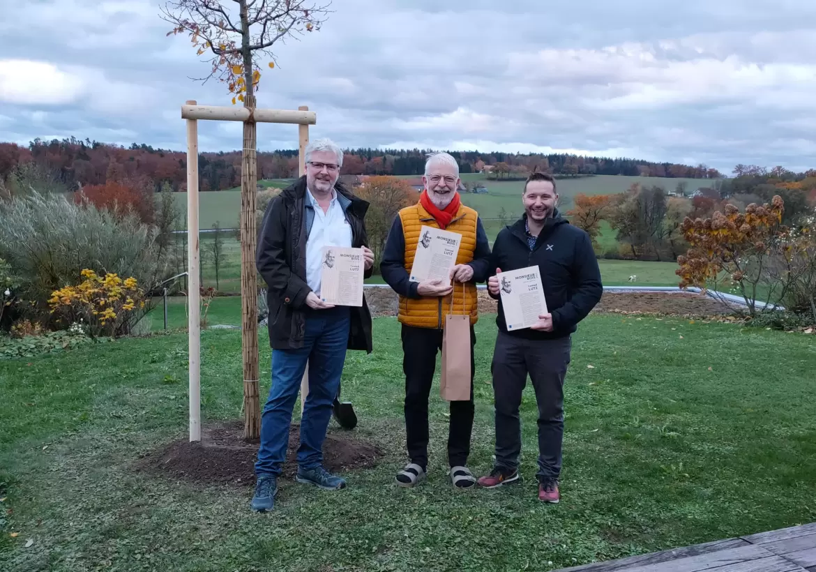 Remise du Prix Monsieur Bois 2023 à Conrad Lutz