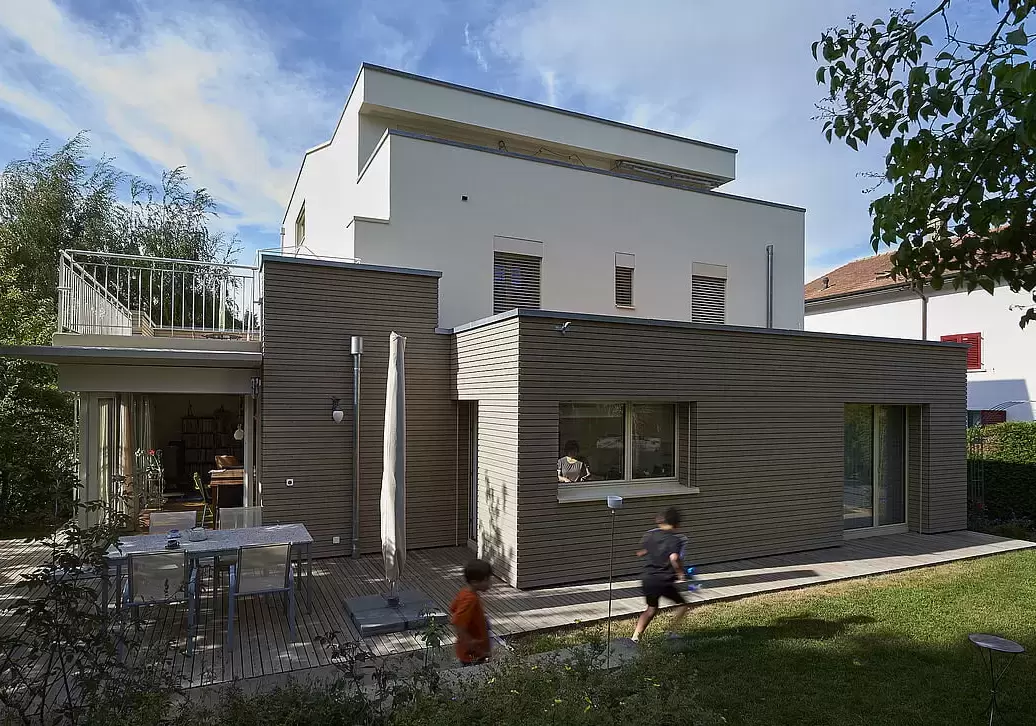 Rénovation Minergie d'une maison des années 50 à Fribourg