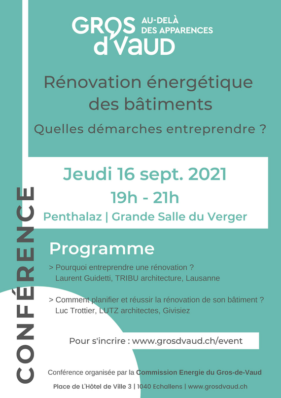 Conférence sur la rénovation énergétique des bâtiments