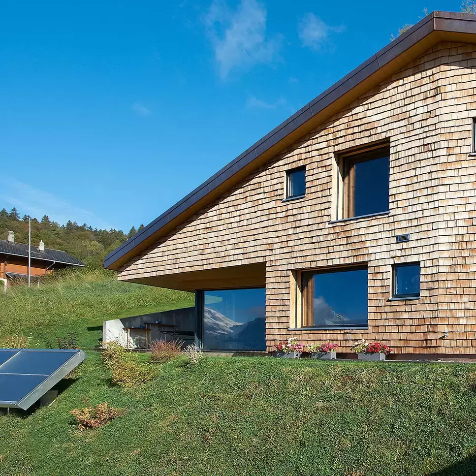 Construction d'une maison d'architectes écologique en Suisse romande