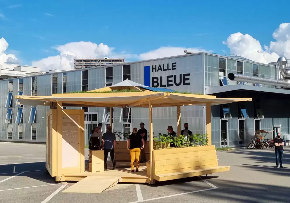 Un pavillon de recherche pour limiter les effets d'îlots de chaleur urbains