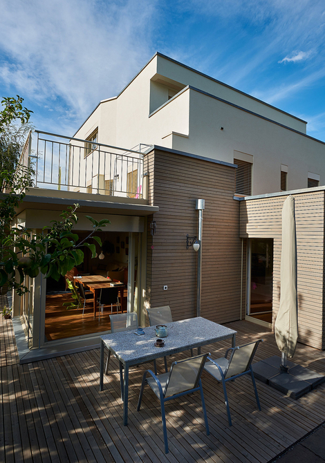 Rénovation et surélévation d'une maison des années 60 en structure bois Fribourg