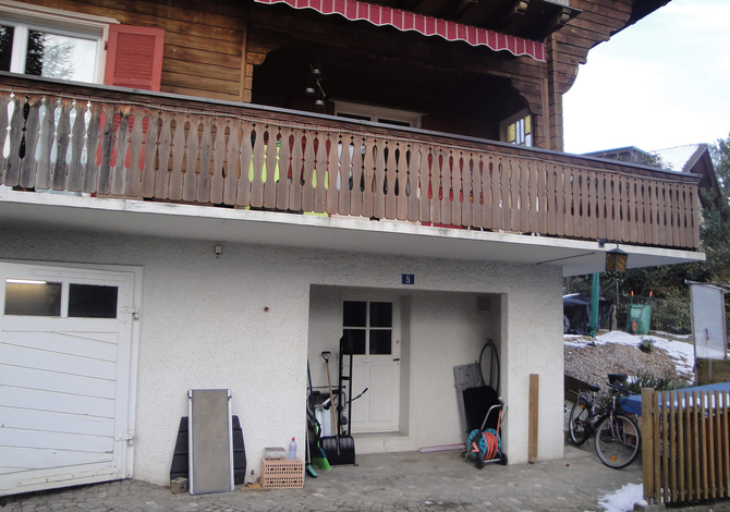 Transformation d'un garage en appartement: situation avant travaux