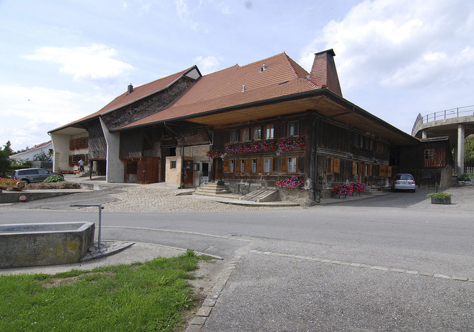 Transformation d'une ferme protégée à Fribourg: avant rénovation