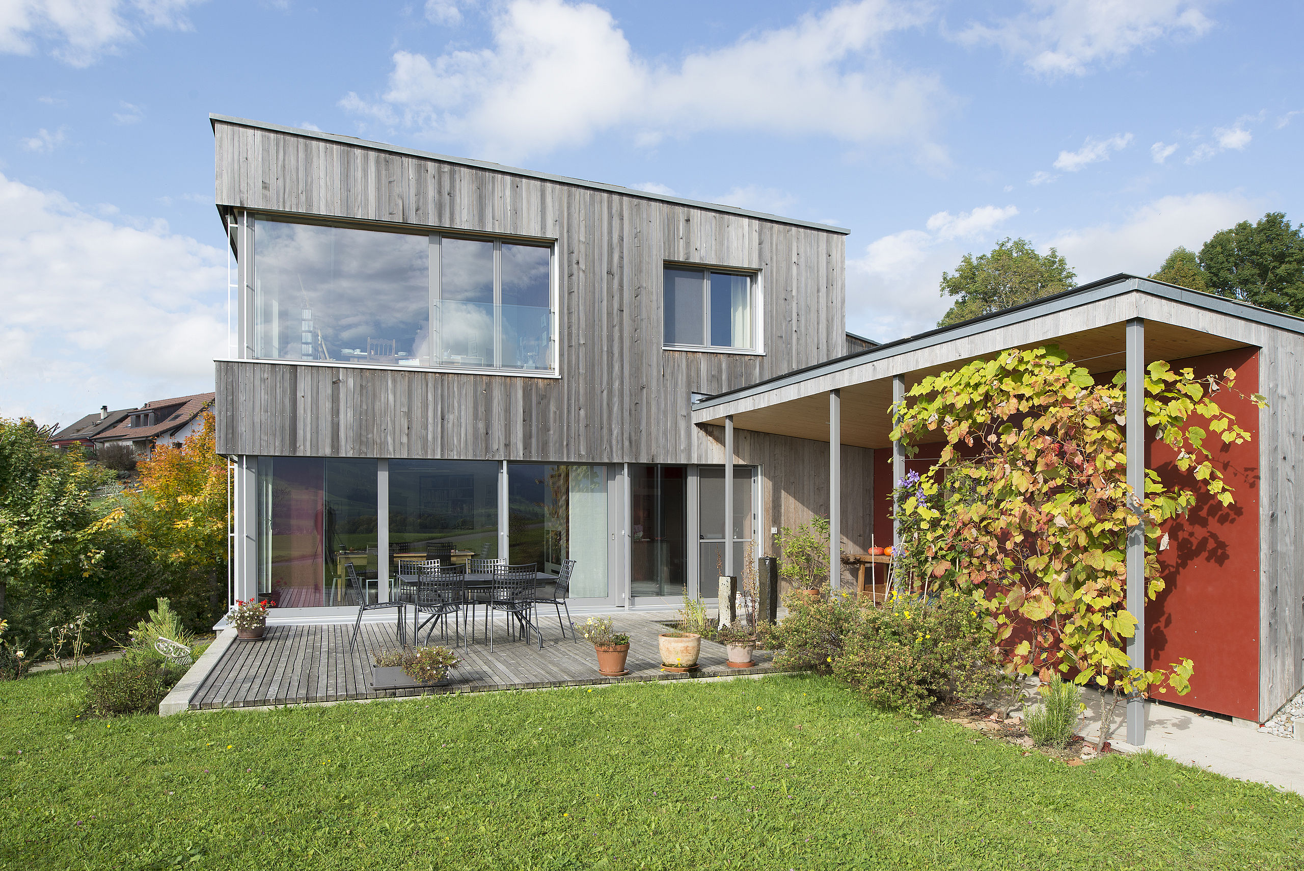 Maison familiale écologique ossature bois, Suisse