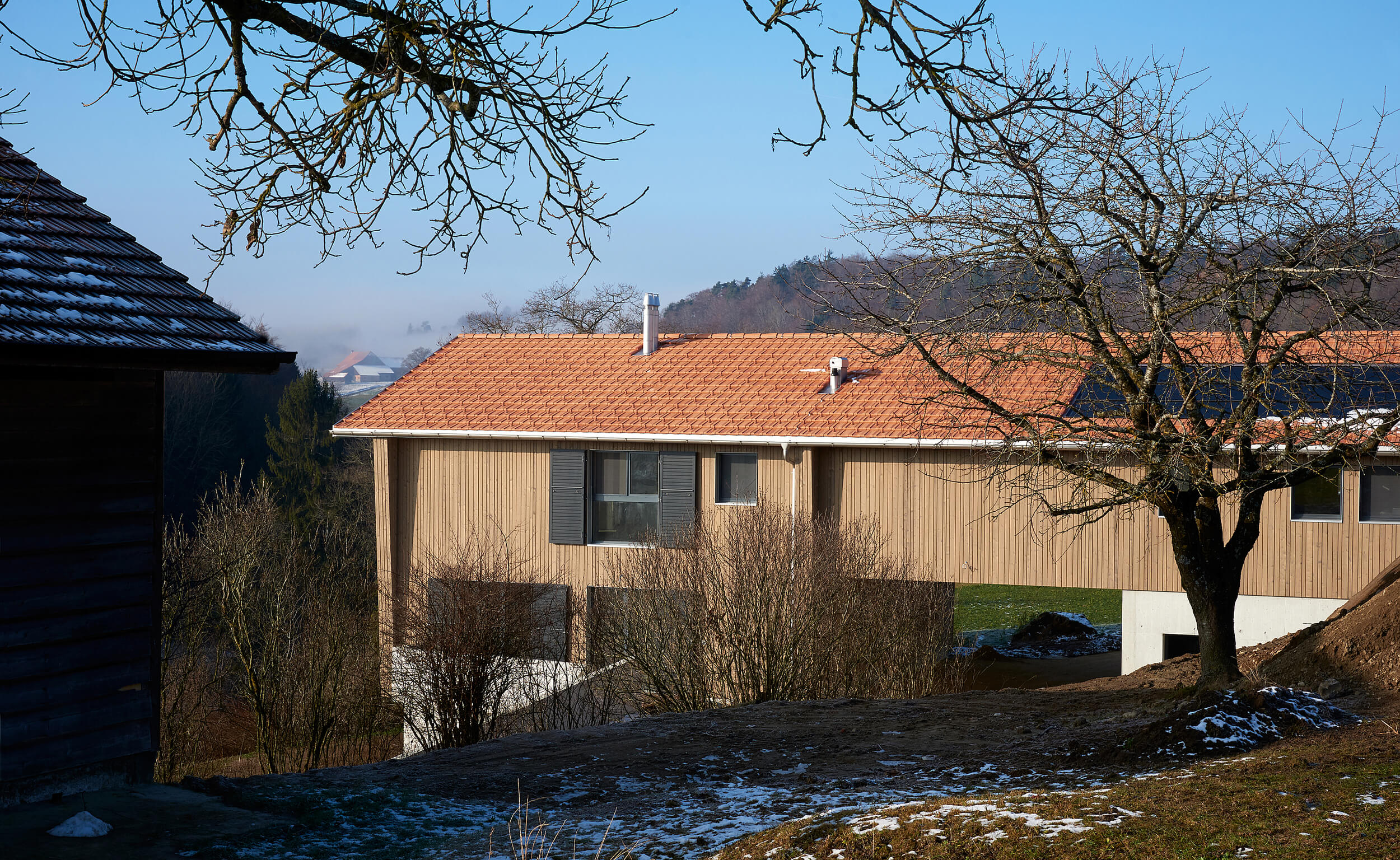 Construction d'une habitation et ferme bio