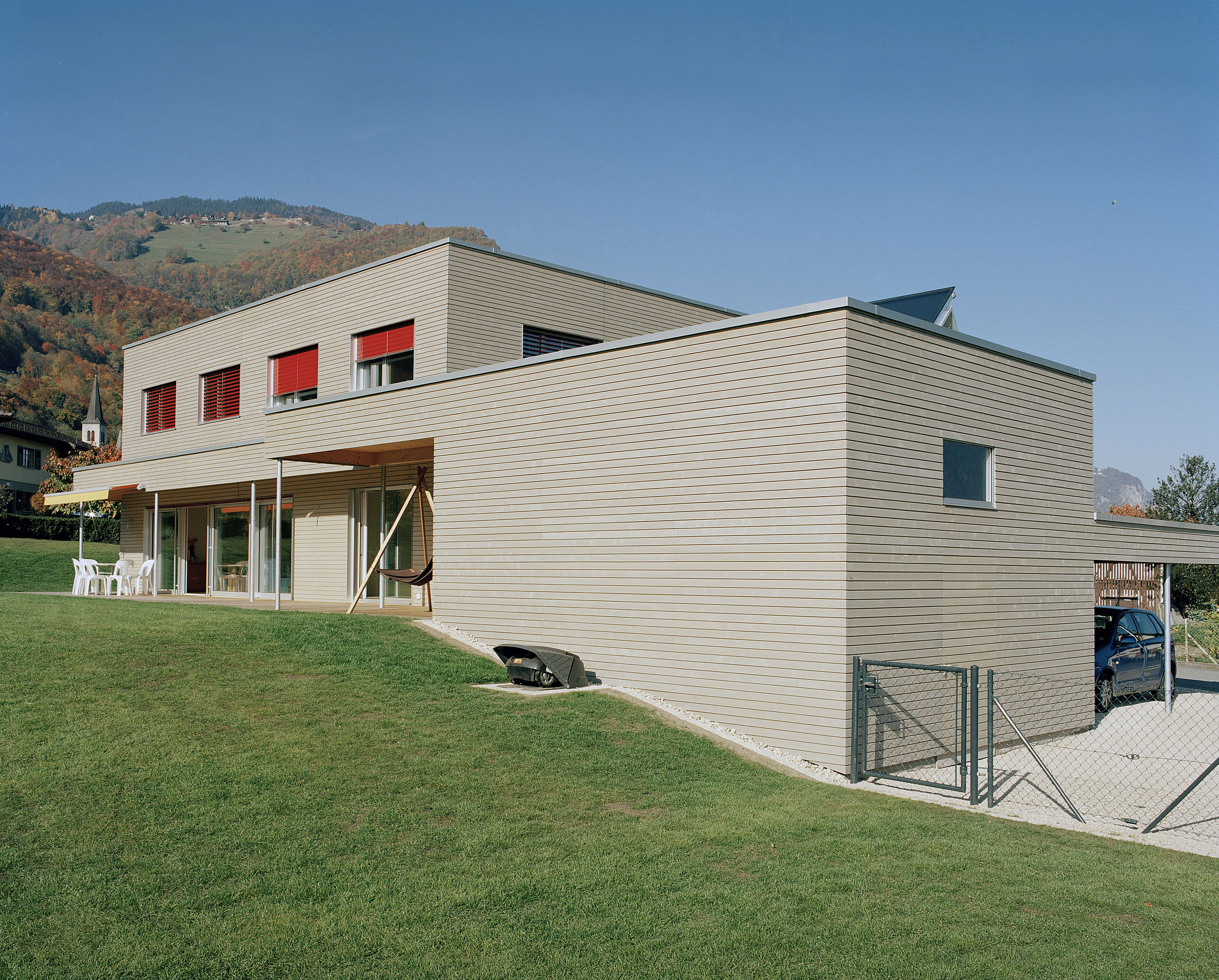 Maison familiale écologique à ossature bois en Valais