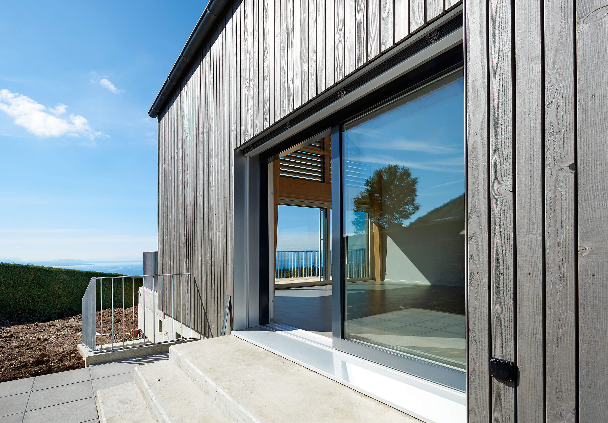 Maison bois contemporaine dans le Lavaux
