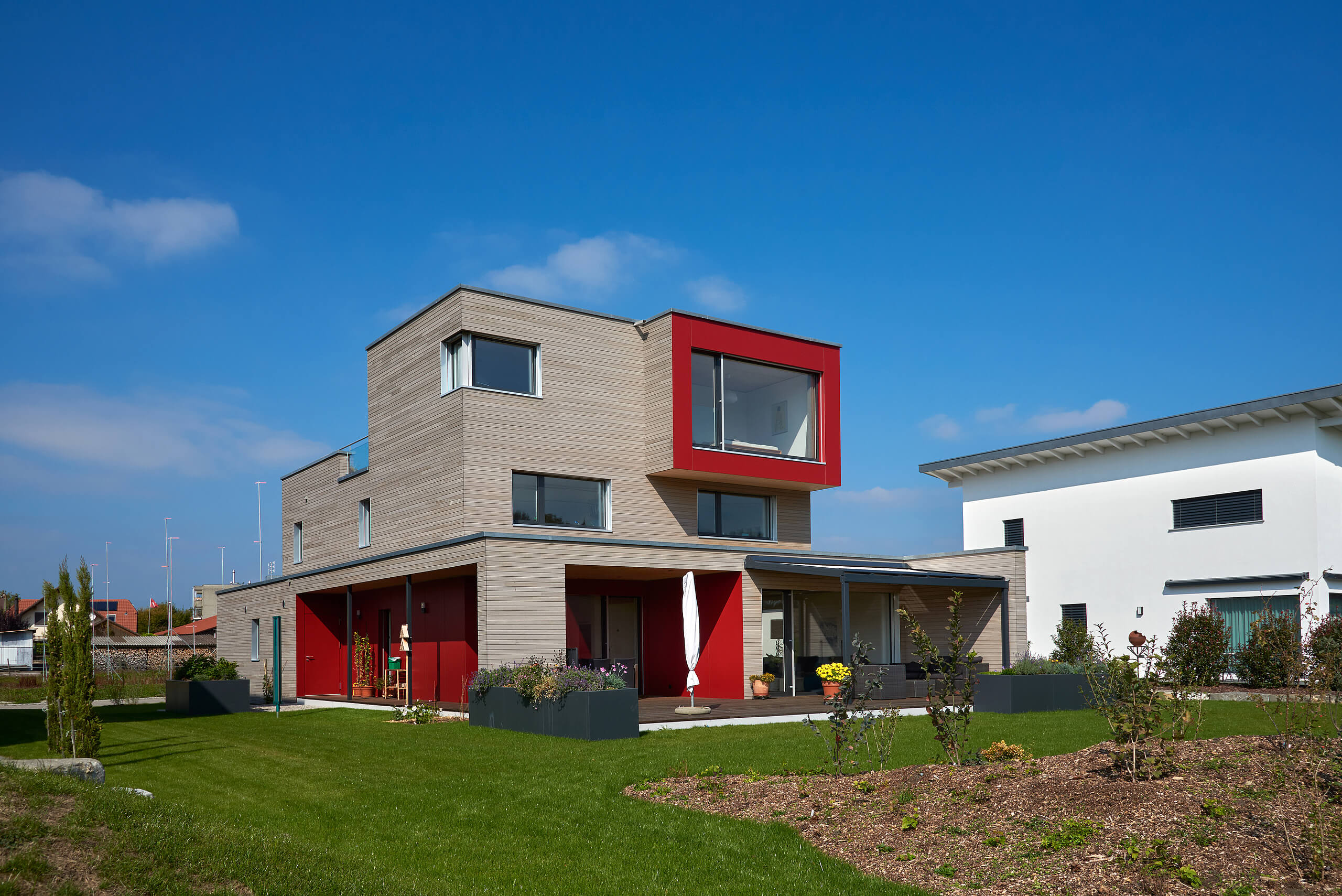 Construction d’une maison contemporaine en bois Minergie-P