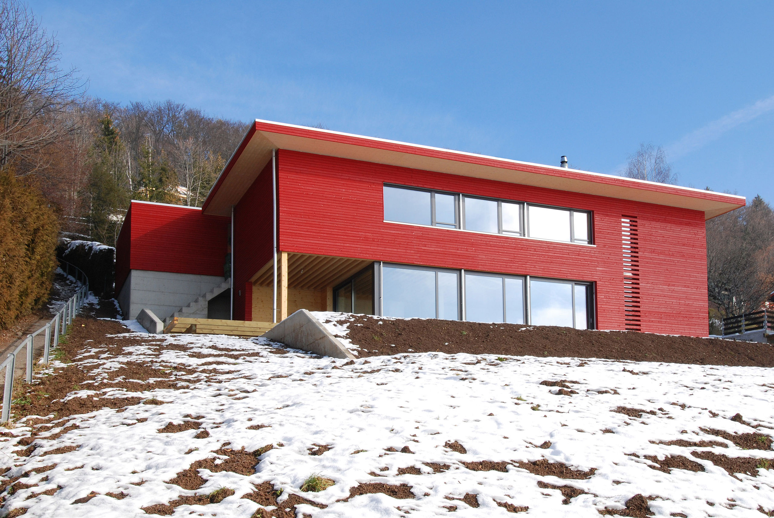 Villa familiale Minergie à faible consommation d'énergie au Mont-Pélerin