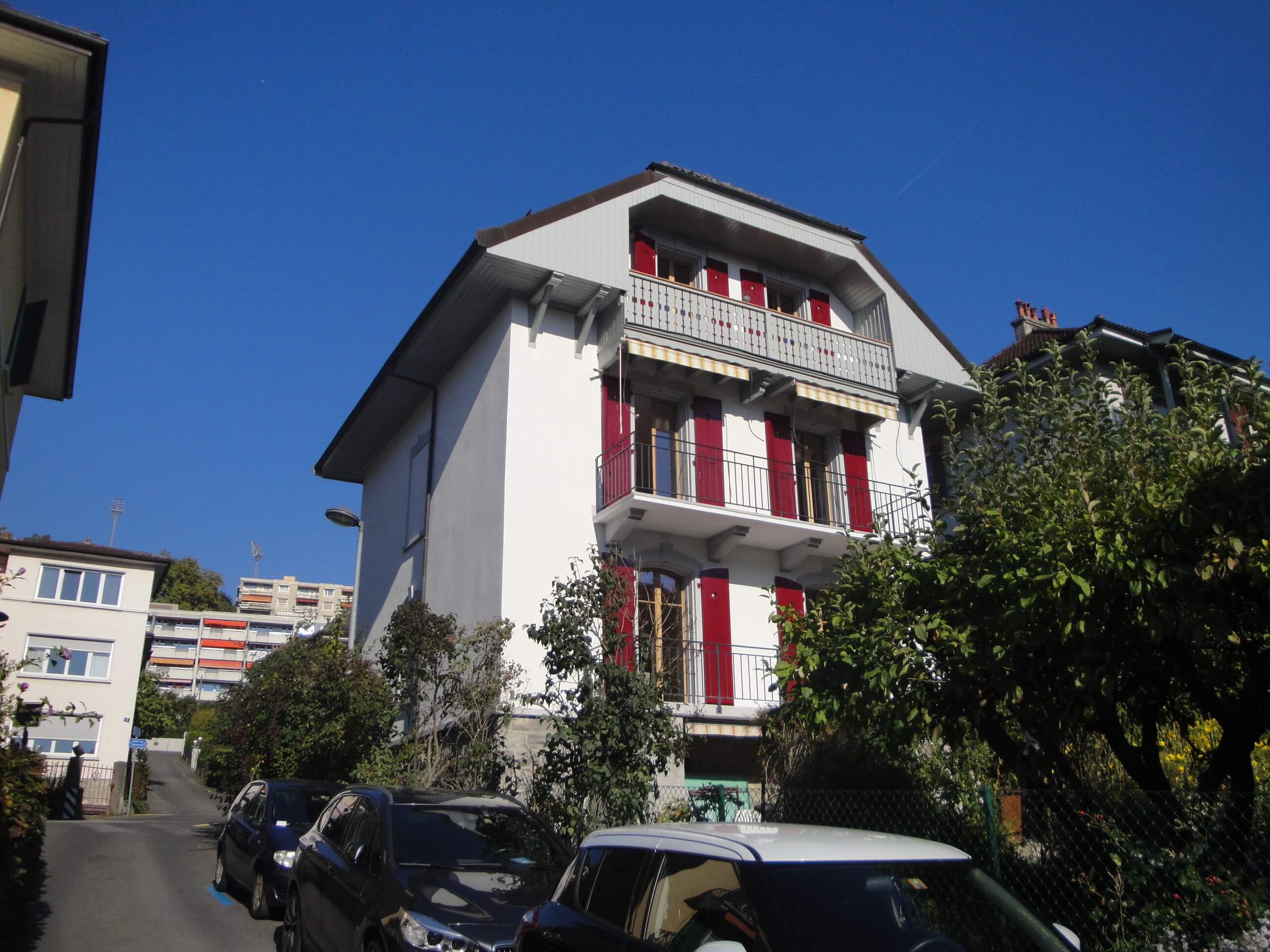Rénovation énergétique d'une vieille maison à Lausanne (Vaud)